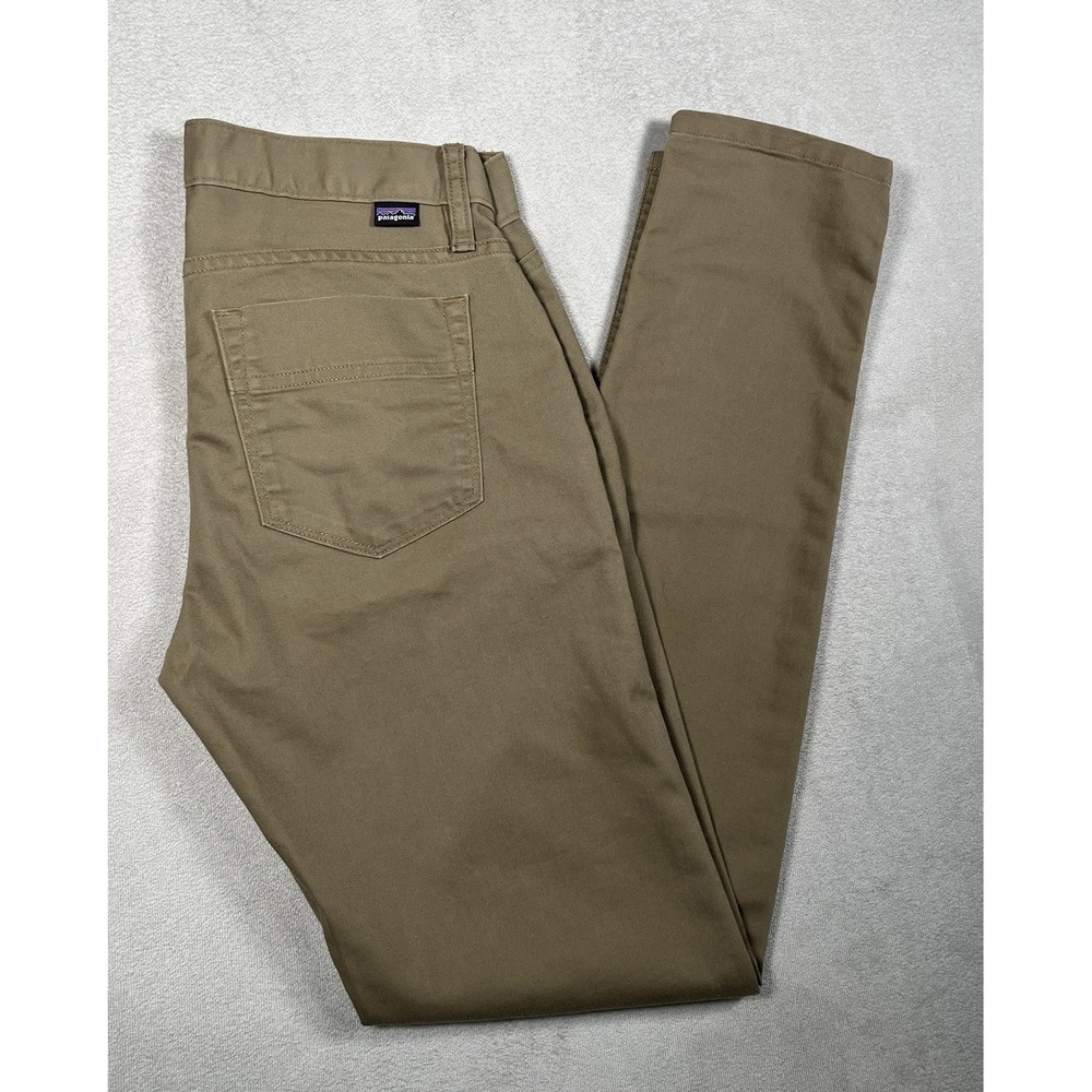Patagonia Womens Size 2 Organic Cotton Straight Fit Pants Chino Tan Khaki